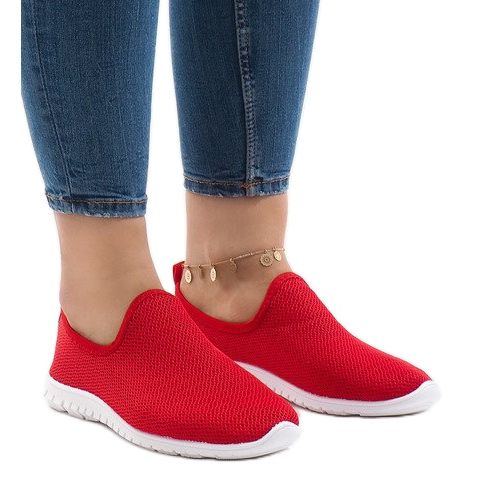 Chaussures de sport rouges 909-17 1