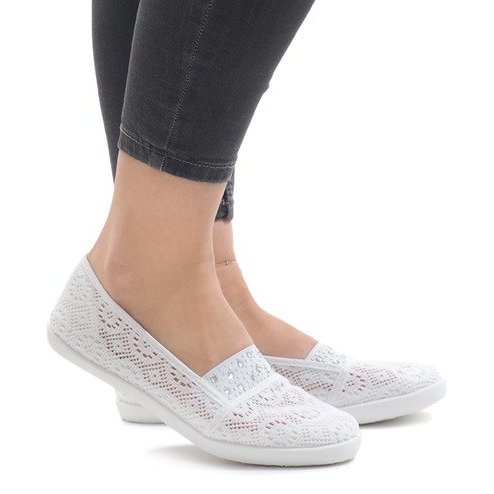 Baskets blanches à lacets 1148-Y 1