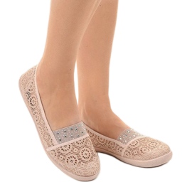 Baskets en dentelle rose 1148-Y 2 Baskets en dentelle rose 1148-Y 2