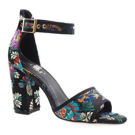 Sandales noires sur le poteau 77-14 le noir 1