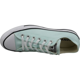 Converse C. Taylor All Star Ox Teal Teal W 163357C bleu 2 Converse C. Taylor All Star Ox Teal Teal W 163357C bleu 2