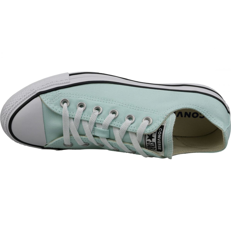 Converse C. Taylor All Star Ox Teal Teal W 163357C bleu 2 Converse C. Taylor All Star Ox Teal Teal W 163357C bleu 2