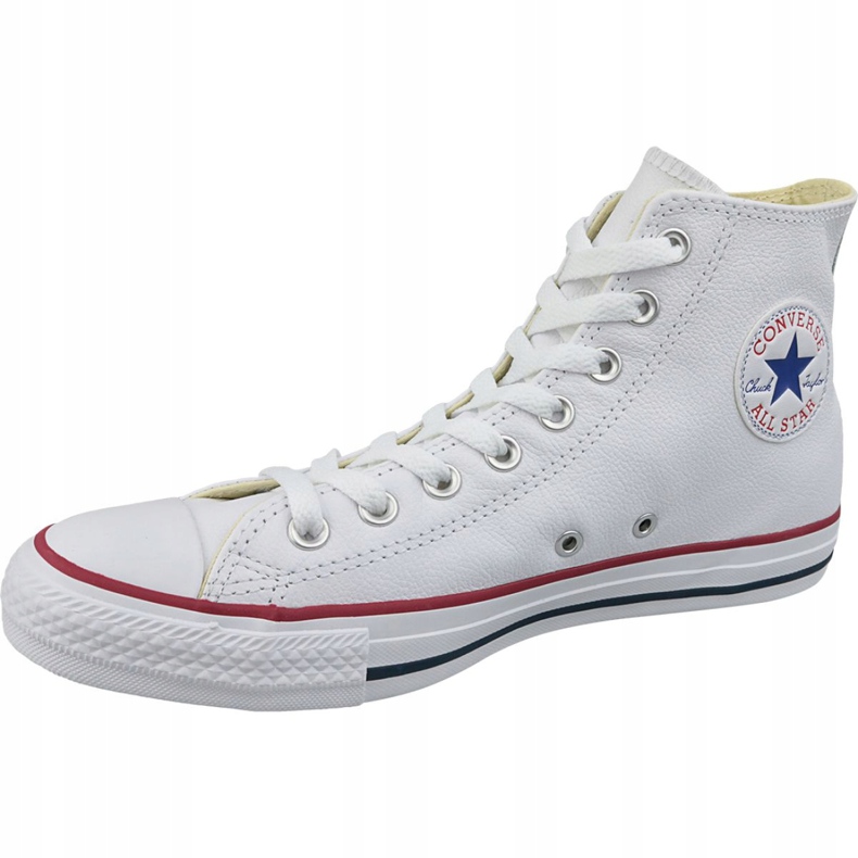 Converse Chuck Taylor All Star Hi Cuir W 132169C blanche 1 Converse Chuck Taylor All Star Hi Cuir W 132169C blanche 1