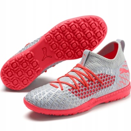 Chaussures de foot Puma Future 4.3 Netfit Tt M 105685 01 multicolore gris 3