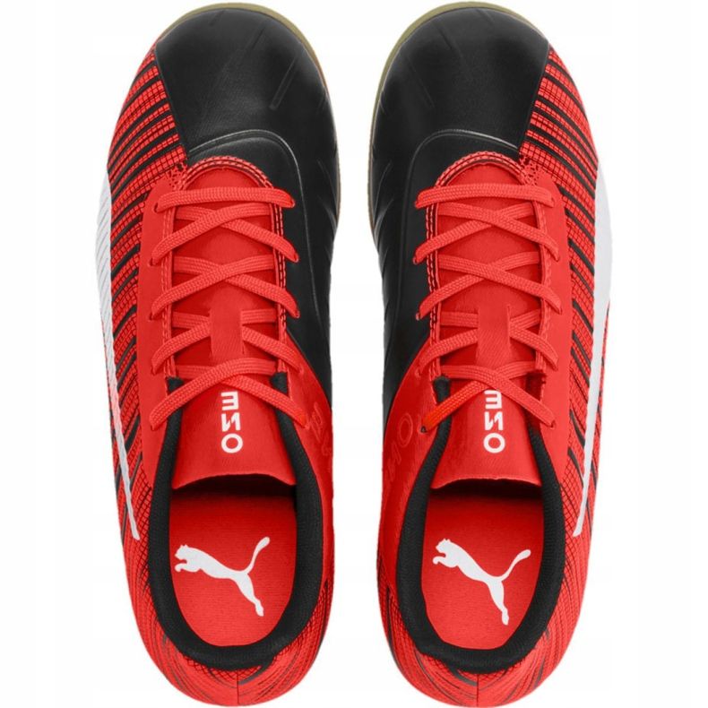 Chaussures de foot Puma One 5.4 It Jr 105664 03 multicolore rouge 1