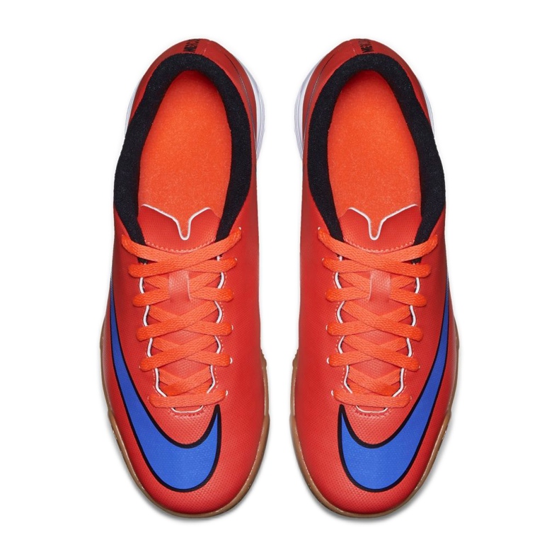 Nike Mercurial Vortex Ii Ic Jr 651643-650 chaussures de football rouge rouge 2