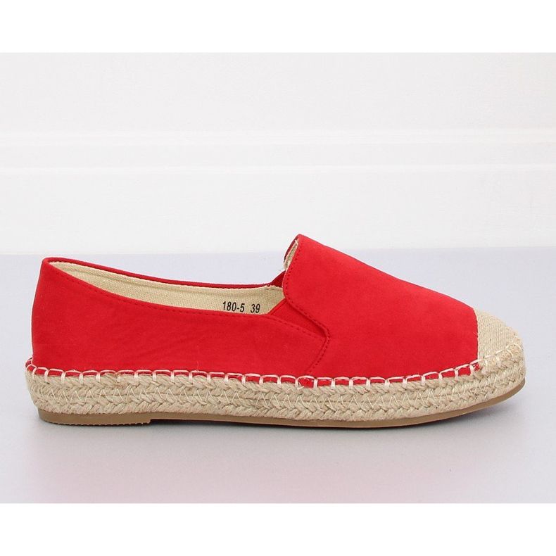 Espadrilles Rouges Femmes 180-5 Rouge II-GAT 2