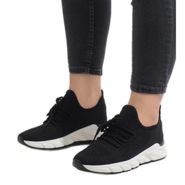 7766-Y chaussures de sport noires 1