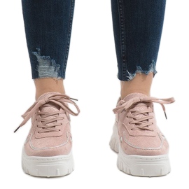Baskets roses HX999 2