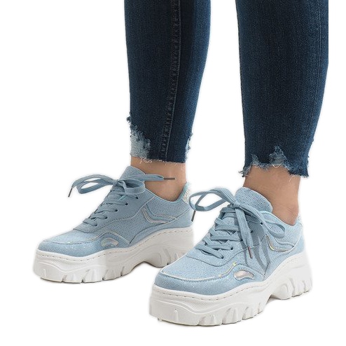 Chaussures de sport bleues HX999 1