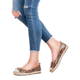 GUAPISSIMA Ballerines à pois brun 1