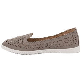 Top Shoes Seigneurs avec des cristaux gris 1