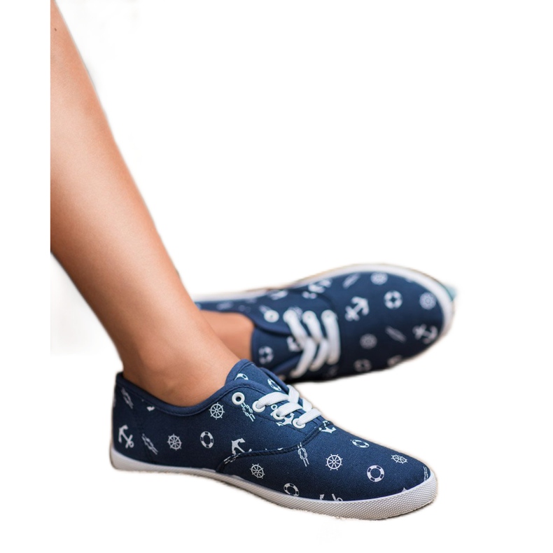 Baskets marinières VICES bleu 1