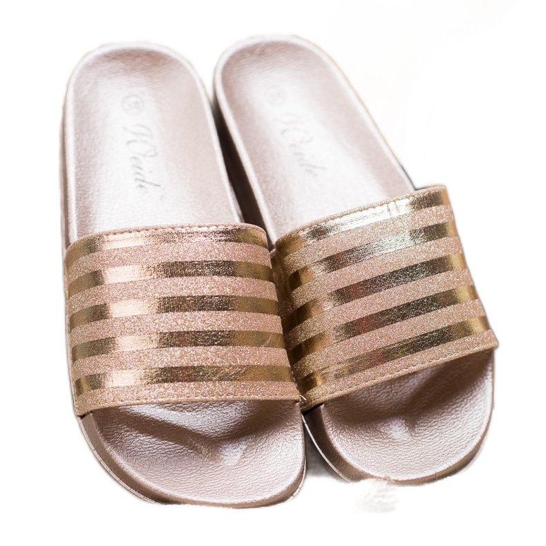 Weide Chaussons À Paillettes jaune 1