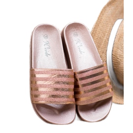 Weide Chaussons À Paillettes rose 1 Weide Chaussons À Paillettes rose 1