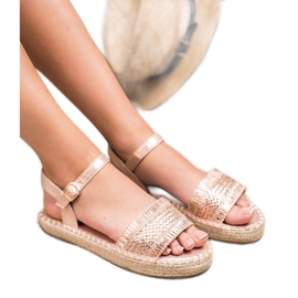 Small Swan Espadrilles Sandales Roses 2 Small Swan Espadrilles Sandales Roses 2