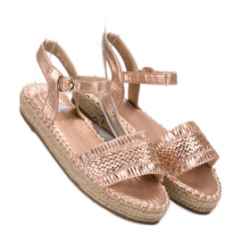 Small Swan Espadrilles Sandales Roses 1 Small Swan Espadrilles Sandales Roses 1