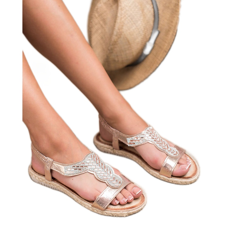 Emaks Espadrilles Slip On Sandales rose 2