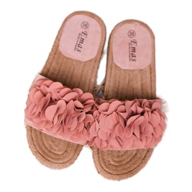SHELOVET Espadrilles Poudre rose 1