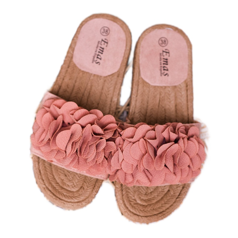 SHELOVET Espadrilles Poudre rose 1