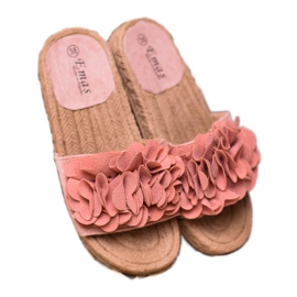 SHELOVET Espadrilles Poudre rose 2
