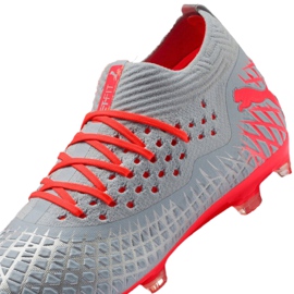 Chaussures de foot Puma Future 4.2 Netfit Fg / Ag M 105611-01 multicolore gris 1