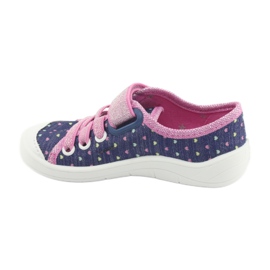 Chaussures enfant Befado 251X135 bleu marin rose gris 2