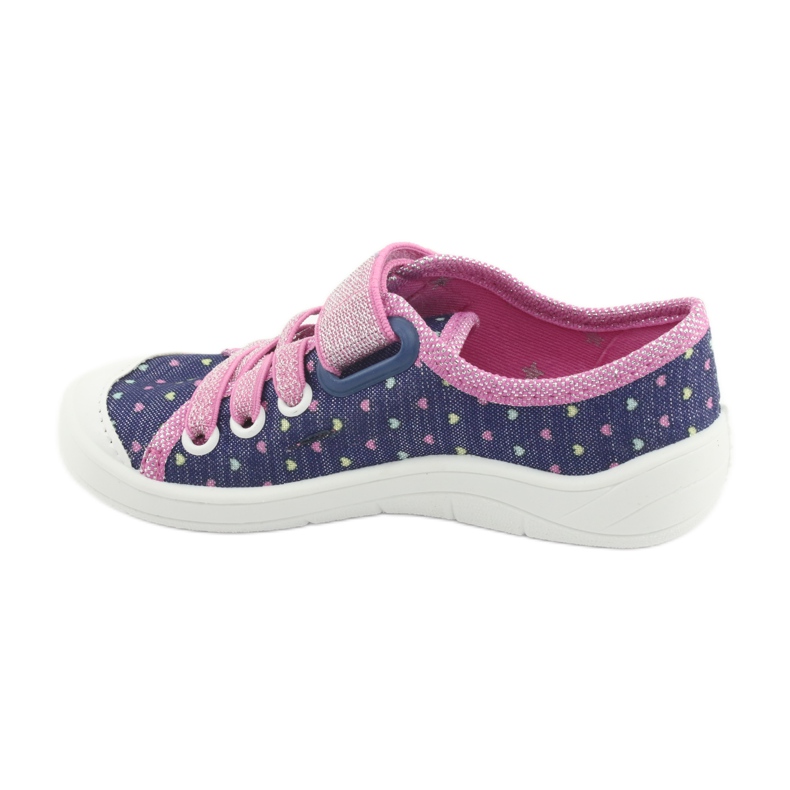Chaussures enfant Befado 251X135 bleu marine rose gris 2