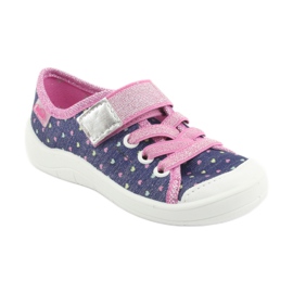Chaussures enfant Befado 251X135 bleu marin rose gris 1