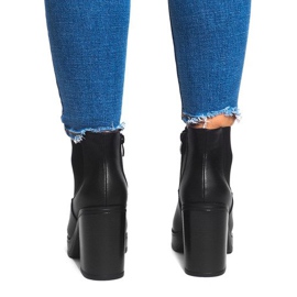 Bottes À Talons Avec Élastique X9098 Noir le noir 3
