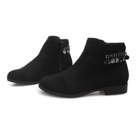 Bottes en daim LL113 noires le noir 3