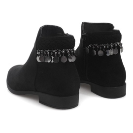 Bottes en daim LL113 noires le noir 4