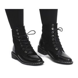 Bottines Laquées Exclusives BL-29 Noir 2