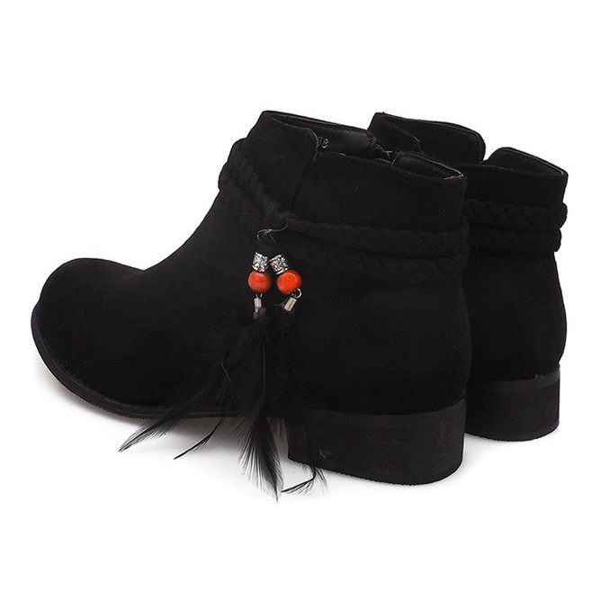 Bottines Daim Jodhpur boots H1911 Noir le noir 1