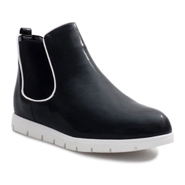 Bottes de sport noires de Gabrielle le noir 1