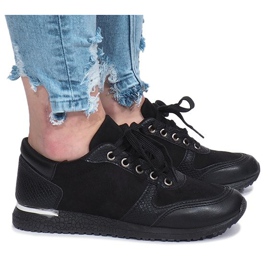 Baskets sport Lyon noires 1