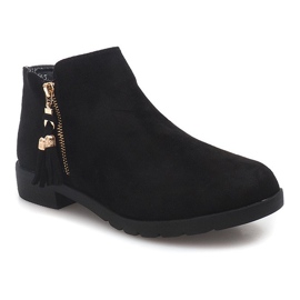 Bottines Daim Jodhpur 8565 Noir 2