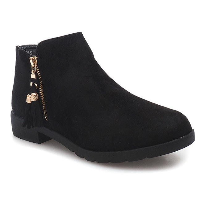 Bottines Daim Jodhpur 8565 Noir le noir 2