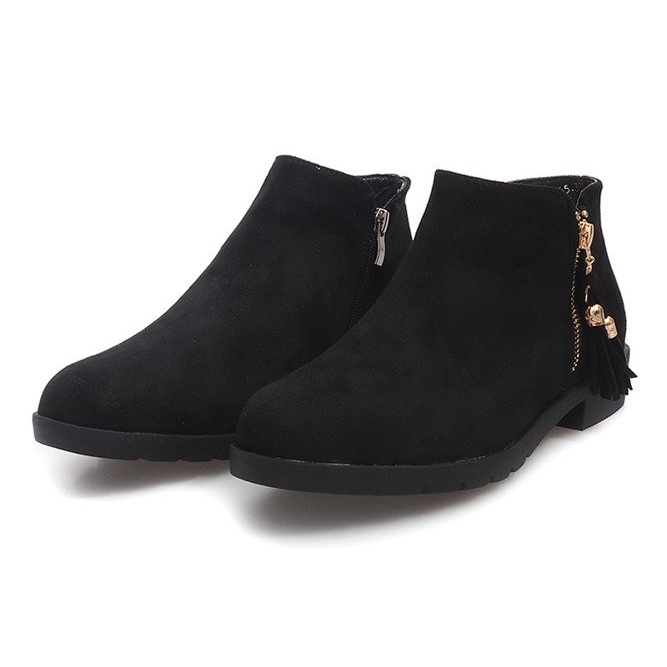 Bottines Daim Jodhpur 8565 Noir le noir 1