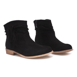 Bottines Daim Jodhpur boots ZY9040 Noir le noir 2