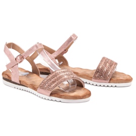 Emaks Sandales Avec Cubic Zirconia rose 1