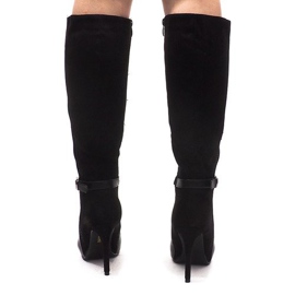 Bottines Talons Hauts 8022 Noir le noir 1