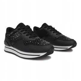 Baskets sport noires Odette 1