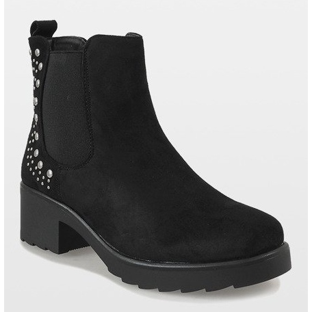 Kayla Shoes Bottes à talons isolées noires 88048 1