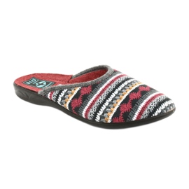 Chaussons pull norvégien Adanex noir rouge gris jaune 1