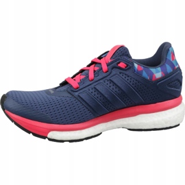 Chaussures Adidas Supernova Glide 8 Gfx W AQ5059 bleu marine 1