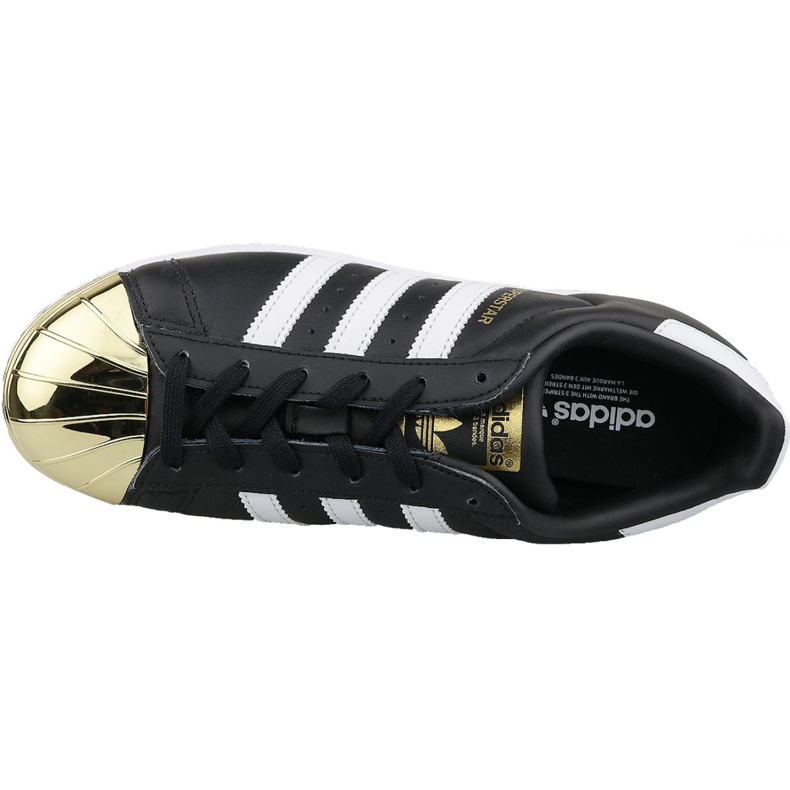 Chaussures Adidas Superstar W Metal Toe W BB5115 le noir 2