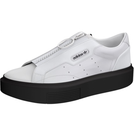 Chaussures Adidas Sleek Super Zip W EF1899 blanche 1