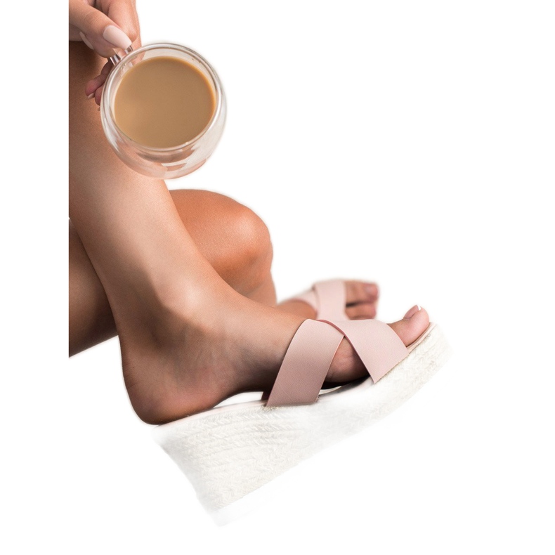 Bello Star Sandales compensées rose 1 Bello Star Sandales compensées rose 1