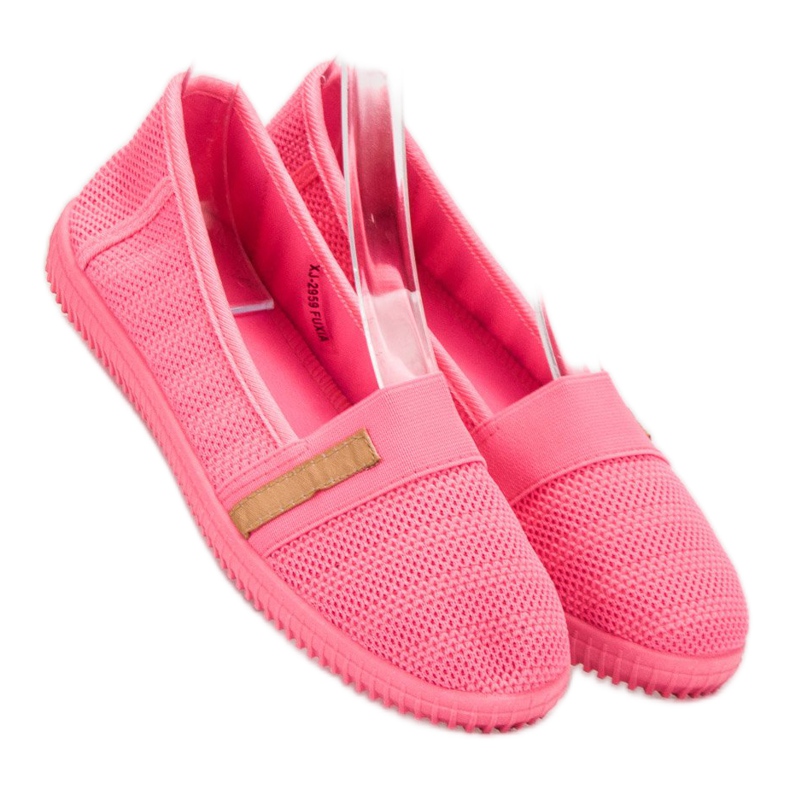 SHELOVET Slipons Néon rose 1